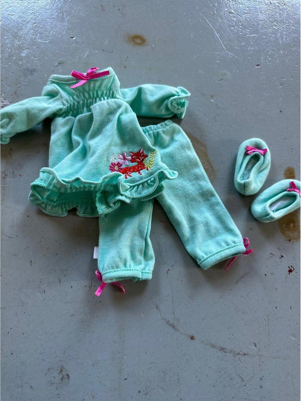 American Girl Wellie Wisher fox pajamas A927